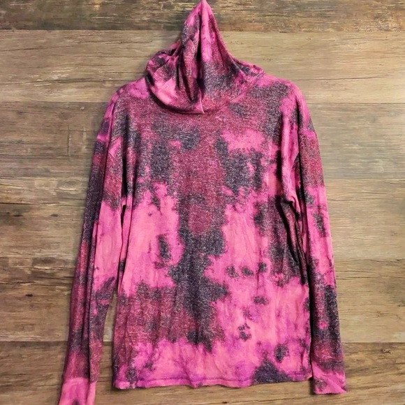 PINK Victoria's Secret Pink and Black Hoodie - Picture 6 of 9